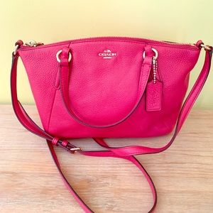 Pink Coach purse. Used once.